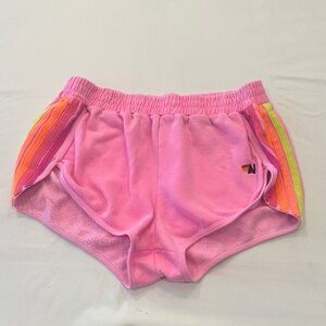 Aviator Nations women’s medium pink with neon stripe Shorts.